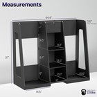 Life Finds Golf Bag Storage Organizer For 2 Club Bags And Accessories