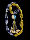 Collar Mazo De Dos Aguas Oshun Yemaya Ifa Santeria Yoruba