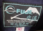 Fuji Suparaito Kimono Jacket W2 Blue Bjj Gi Top Embroidered Logos