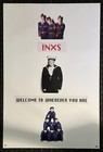 Inxs Welcome To Wherever You Are 24x36 Record Store Promo Poster 2sided 1992 Pop