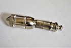Metal Tobacco Smoking Pipe Nickel Plated Brass Sneak A Toke Chillum One Hitter 