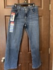 Nwt Wrangler Kids Classic Straight Fit Blue Denim Jeans Size 16 Husky