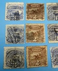 Close Out Lot  1869 Pictorial Issues Us Sc  113   114 Used Hinged Of 15 Stamps