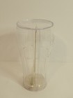 Coca Cola Cup Piggy Bank Vintage Plastic 6  Tall Clear Coin Bank