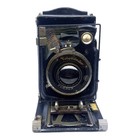 Voigtl  nder Bergheil Black 9x12 Heliar 13 5cm F 4 5 Compur Plate Camera  Defekt