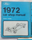 Original Oem 1972 Ford Car Factory Shop Manual 5-volume Set 