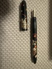 Namiki Nippon Art Maki-e Fountain Pen - Flower Basket - 14k Gold Medium Nib