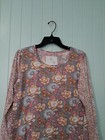 Cino Sundance Long Sleeve Shirt Casual Top Boho Blouse Cotton Sz M Pullover