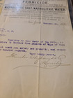 Antique Coca Wine Order Form Signed By Manufacturer Rare Quack Medicine 1888