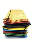 36 Pack Pencil Pouch For 3 Ring Binder Zipper Case Bags Assorted Nwot 10inx7in