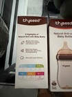 Thyseed Anti-colic Baby Bottles 4 Pack  Ppsu Natural 8oz Newborn Infant Set 4