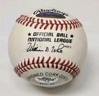 Monte Irvin Signed Rawlings Official National League Baseball Giants Tristar 