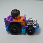 Fisher-price Little People Wheelies Hot Rod Purple Blue Car Vehicle 2019