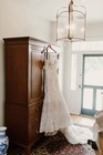 Elegant Ivory Lace Off The Shoulder Wedding Dress