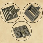 20 Pcs Antique Bronze Card Catalog Drawer Pulls  Vintage File Cabinet Pulls  Lib