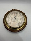 Vintage Swift   Anderson Aneroid Barometer Wood Brass 6  Untested Usa  