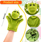 10 Pcs Plush Hand Puppets Set Soft Stuffed Animals Puppet