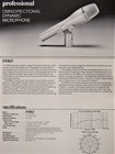 Vintage 1990 s Shure Sm-63 Dynamic Microphone Low Z W Accessories E v 635a   3
