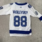 Adidas Tampa Bay Lightning Jersey Mens 54 White Vasilevskiy 88 Nhl Authentic