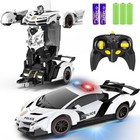 Remote Control Car - Transform Toys Car Robot  One Button Deformation To Robo   