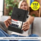 Address Book With Alphabetical Tabs  Hardcover Large Print Telephone And Addr   