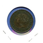 1859 Canada 1c One Cent Canadian Bronze Coin Queen Victoria 
