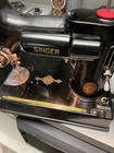 Vintage 1952 Singer Featherweight 221 Sewing Machine Centennial Case Accessories