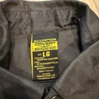 Scorpion Covert Mens Waxed Riding Shirt Black Wax Coated Denim Motorcycle Large