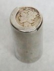 Vintage Sterling Silver Old Dime Coins Spring Loaded Holder 