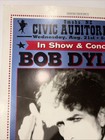 Bob Dylan And His Band 8 21 2002 Concert Tour Poster Civic Auditorium Omaha Ne