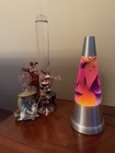Lava Lite Lamp Vintage 2002 Custom Restored Purple yellow Blip 20oz First Run 
