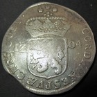 1704 Us  Dutch Colonial Silver Leg Dollar  Silver Dukaat Zeeland Mint