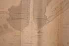 1854 Nautical Chart - Louisiana Coast - Pass Fourchon    9x12 - 05