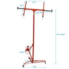 Drywall Lift Panel 11  Lift Drywall Panel Hoist Jack Lifter red