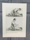 Set Antique 1912 Medical First Aid Procedures Injured Patients Book Pictures