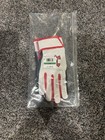 Under Armour Ua Yard Men s Batting Gloves L g White Red Black Wrist Strap