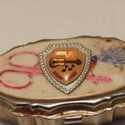 Vintage Mini Traveling Nashville Collectible Sewing Meding Kit 2 25  X 1 25 