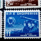 Albania 1958 - Mnh - Ussr Soldiers - Full Issue 4 Stamps Set