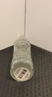 Vintage Style 12  Tall Clear Glass Bottle Raised Design No Cork New