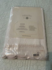 Sferra Alice 618 White Egyptian Cotton Euro Pillow Sham Scalloped Edges New