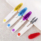 1pc Safety Sewing Scissors With Cover     Compact Yarn   Embroidery Tool - New