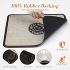 Coffee Mat Coffee Bar Matcoffee Pad Coffee Machine Matwaterproof Rubber Backing