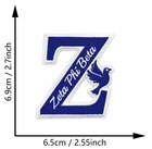 Zeta Phi Beta - Sorority - Blue Z - Embroidered Iron-on sew-on Patch