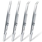 4 Pieces Precision Soldering Tweezer Esd Industrial Electronic Tweezers Tool 