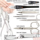 3 Swords Germany - Brand Quality 10 Piece Manicure Pedicure Grooming Kit Set For