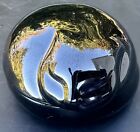 Vintage Nancy Lopez 1977 Black Sleeping Cat Porcelain Trinket Box