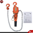 3 4 Ton 1650lbs Capacity Manual Lever Chain Hoist 5ft G80 Chain