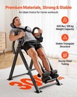 Vevor Inversion Table 300 Lbs Capacity   3-level Armrest Pin Adjustment