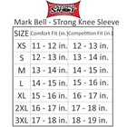 7mm Sling Shot Strong Knee Sleeves By Mark Bell - Thick Black Neoprene Support