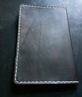 Leather Journal Cover For Moleskine Cahier Notebook Cordovan Brown Color